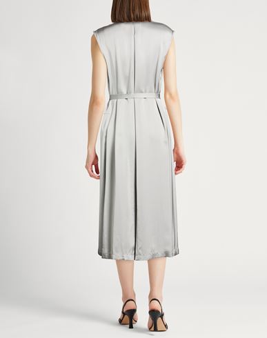 Woman Midi dress Light grey Size 6 Viscose