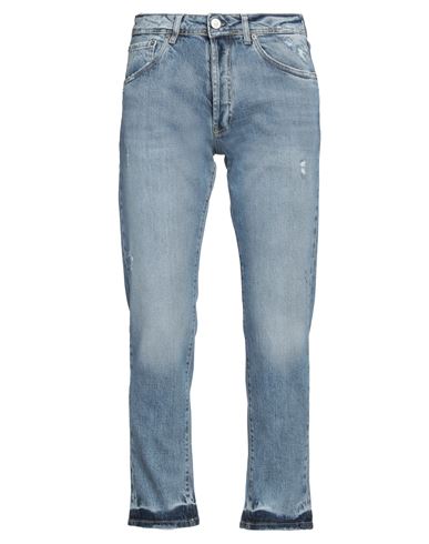 Man Jeans Blue Size 30 Cotton, Elastane