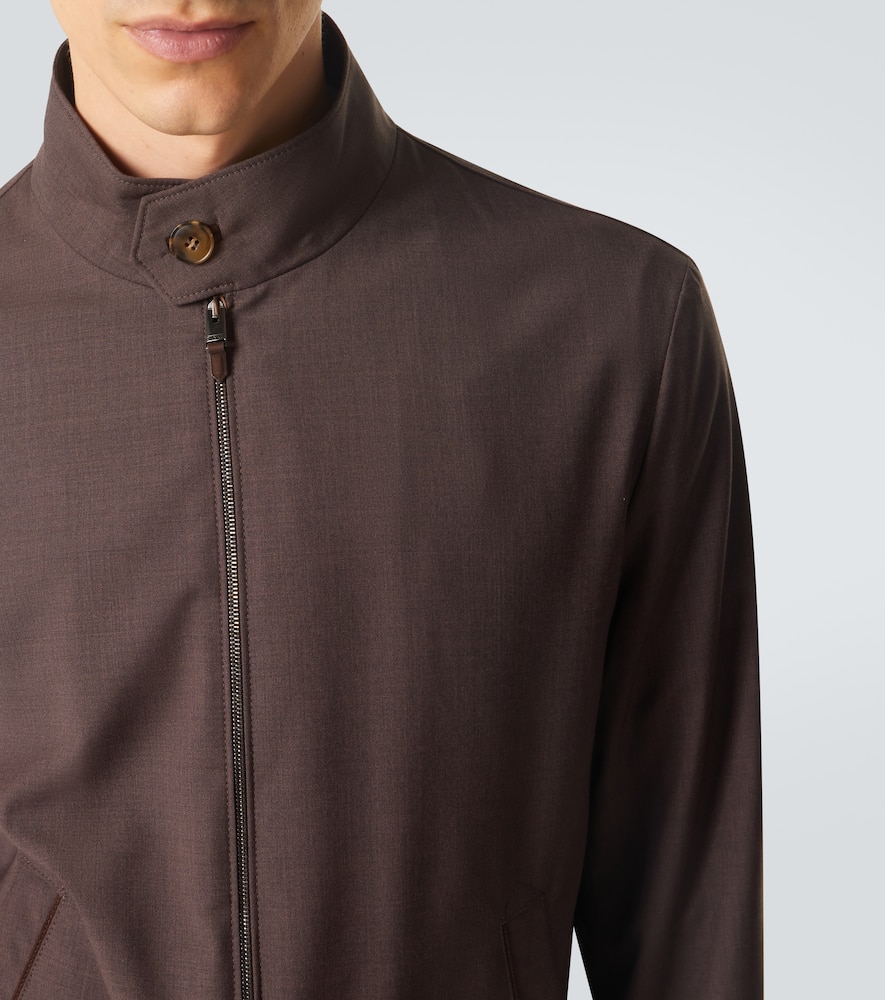 Impeccabile wool blouson jacket