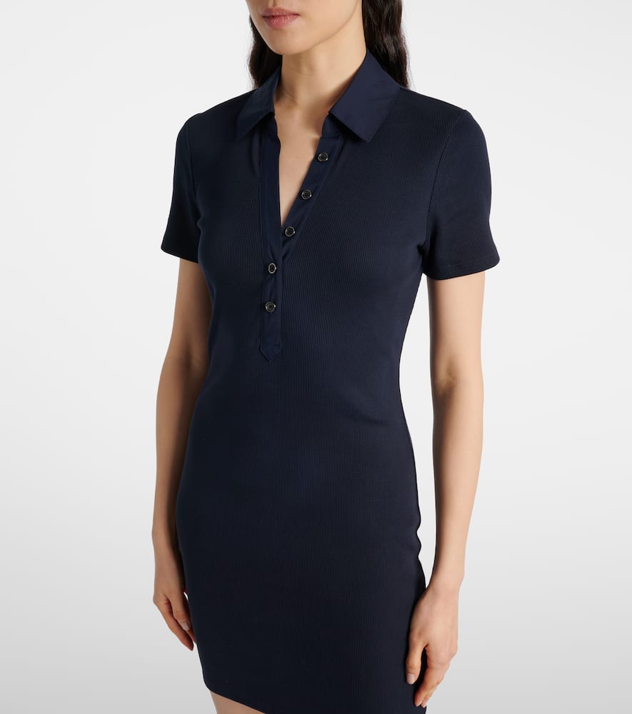 Bailey cotton-blend polo dress
