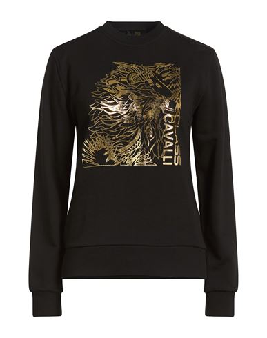 Woman Sweatshirt Black Size 3XL Cotton