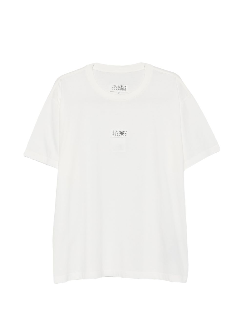 Numeric Signature Patch T-Shirt — White