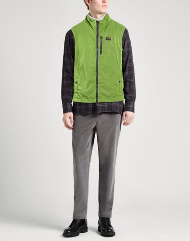 Man Vest Light green Size M Nylon