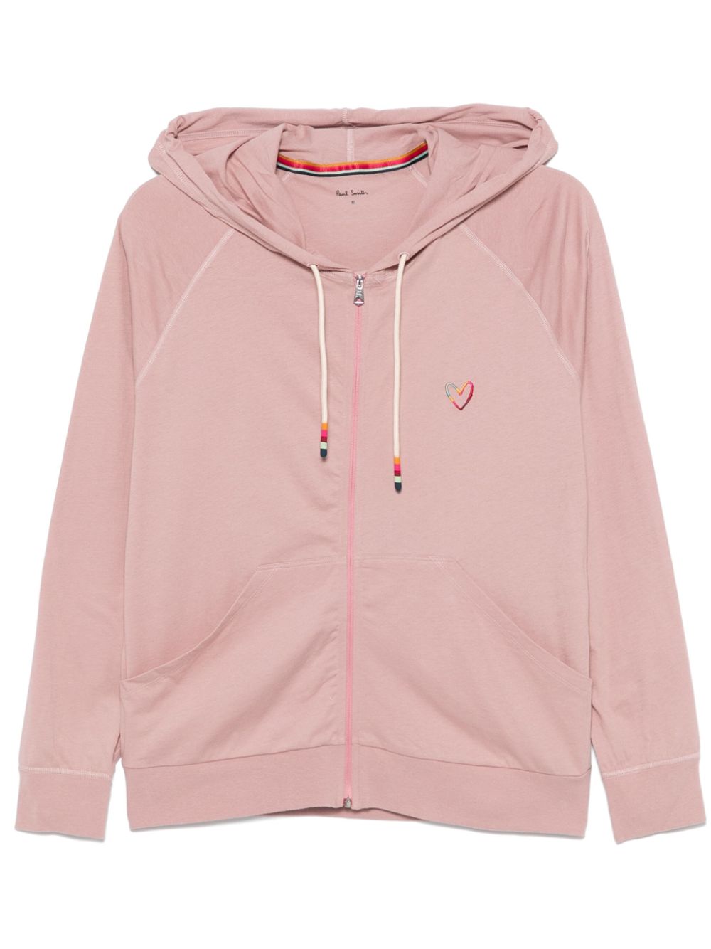 Swirl-heart hoodie - Pink