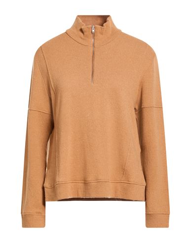 Woman Turtleneck Camel Size XS Cashmere, Viscose, Linen, Wool