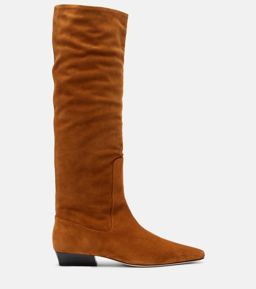 Wally suede knee-high boots