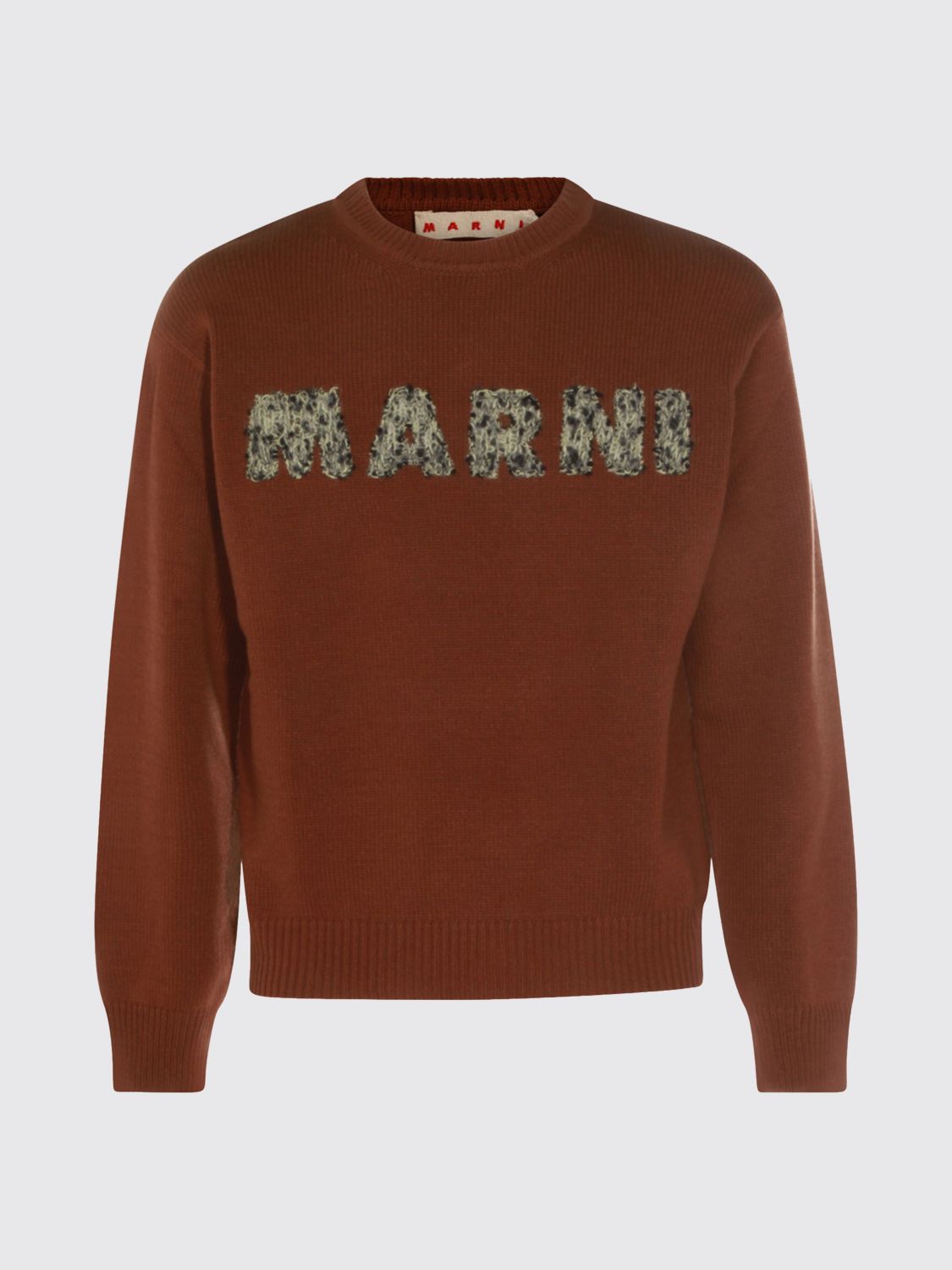 Brown Wool Knitwear