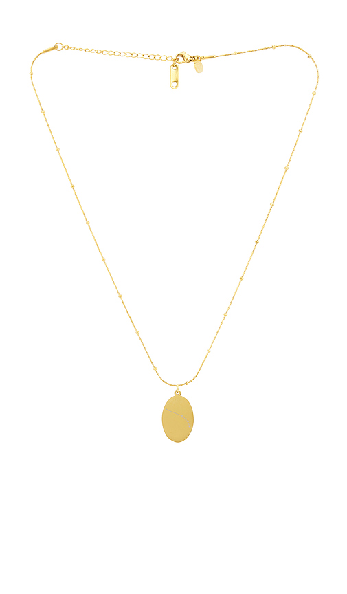 Petit moments in The Stars Necklace in Metallic Gold. Aquarius. Also in Aries, Cancer, Capricorn, Gemini, Leo, Libra, Pisces, Sagittarius, Scor