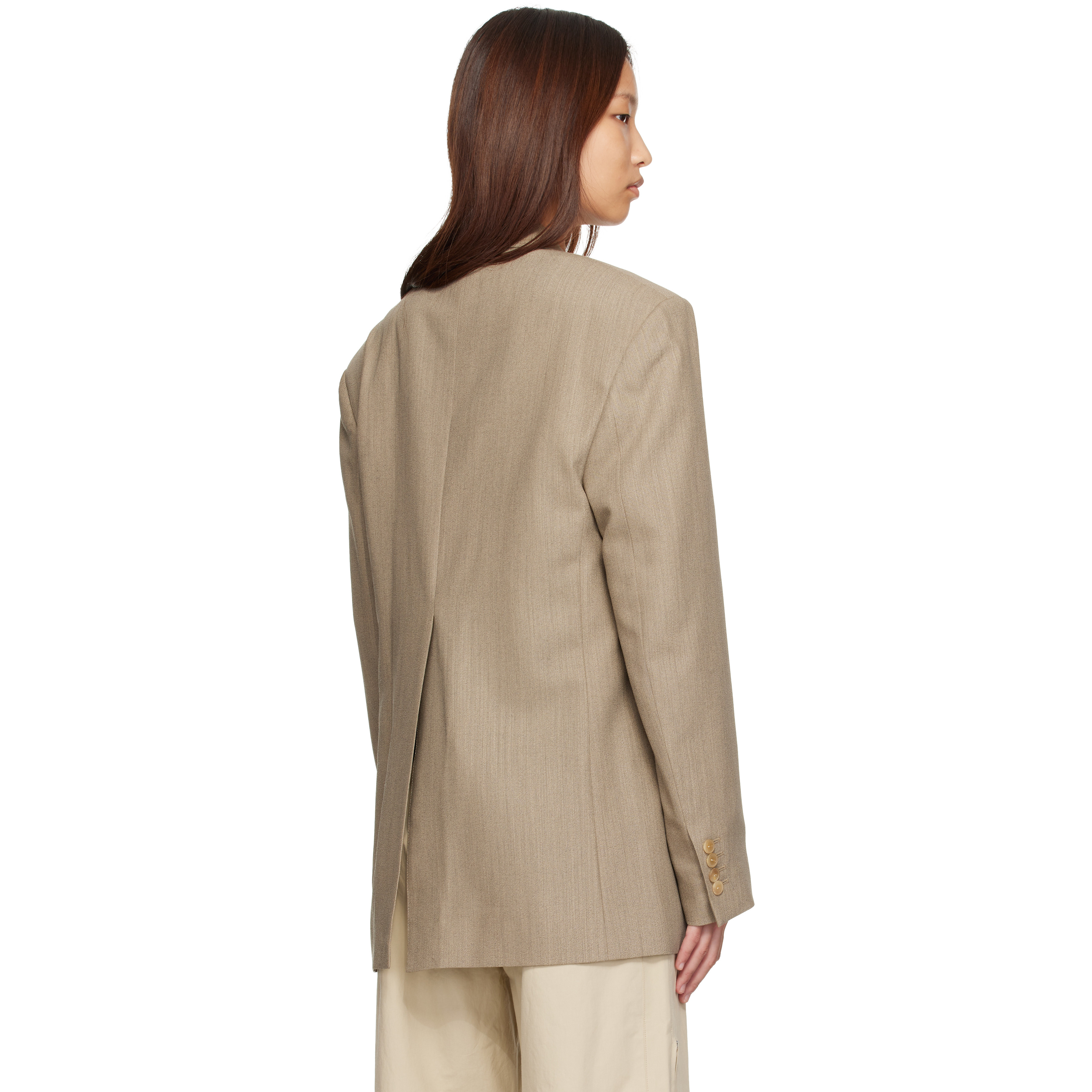 Beige Avery Blazer