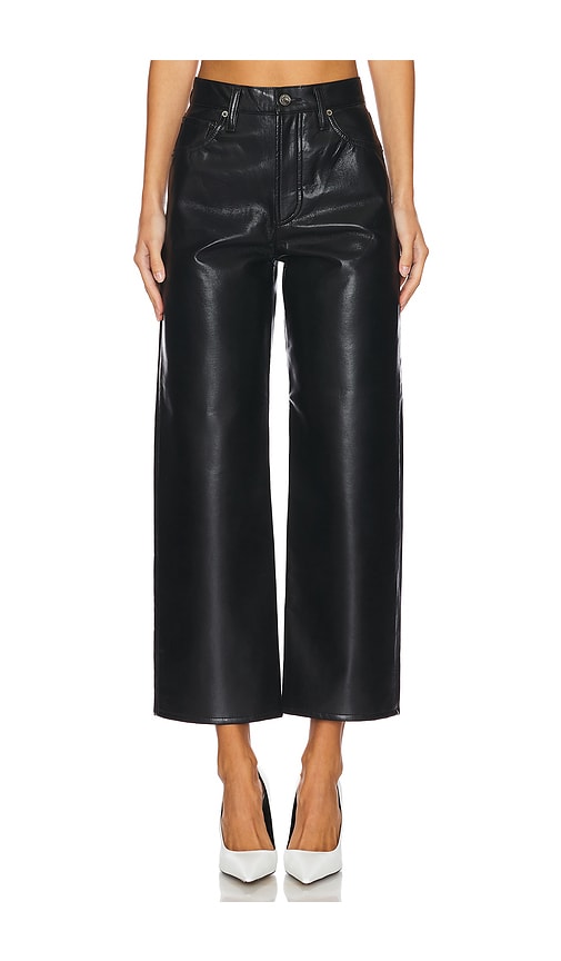 AGOLDE STRAIGHT-JEANS MIT HOHEM BUND REN in Black. Größe 33. Also in