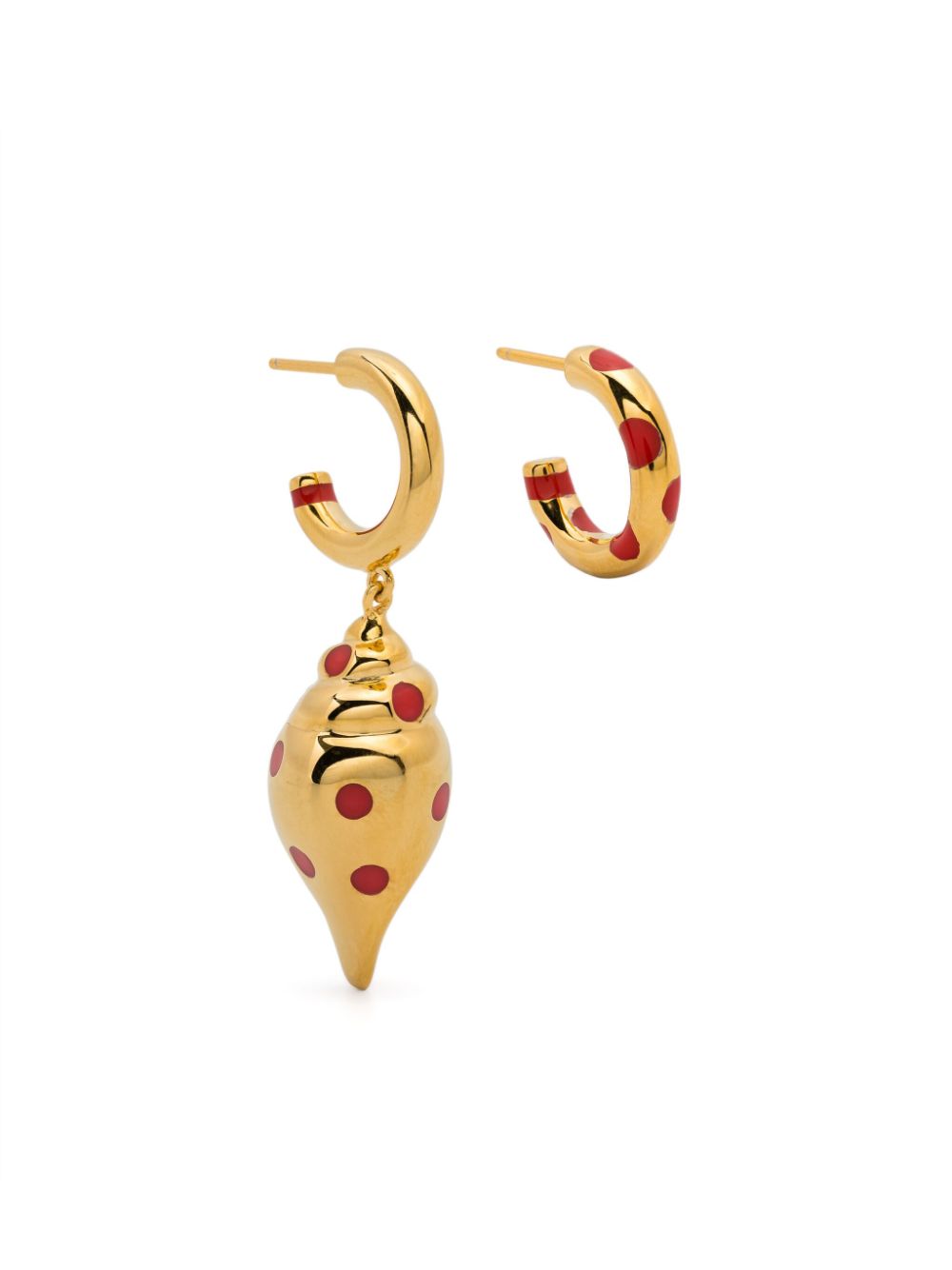 Positano gold-plated earrings