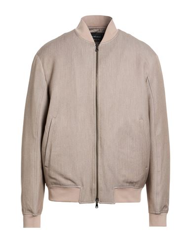 Man Jacket Beige Size XL Polyester, Viscose, Elastane