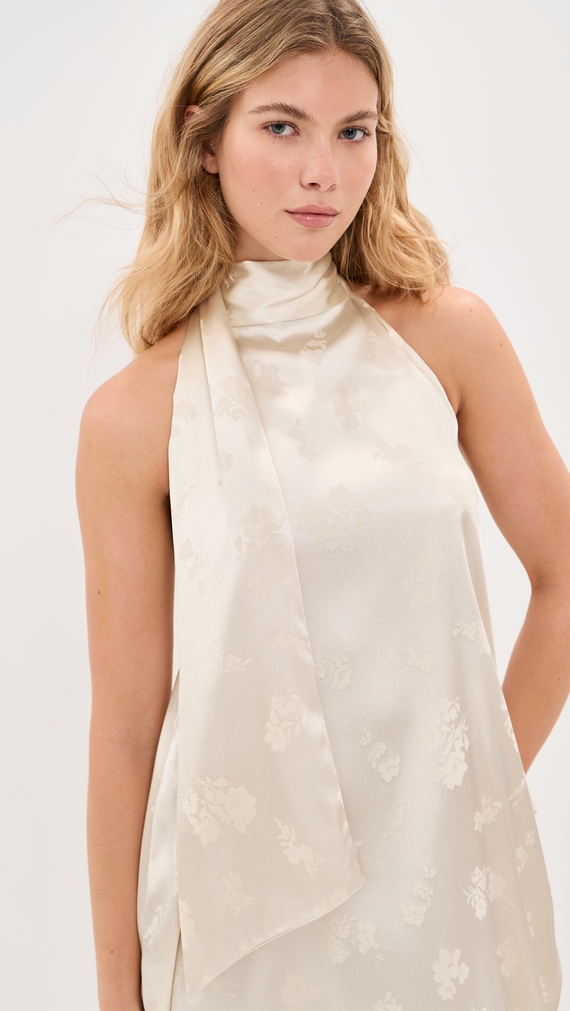 Dune Maxi Dress Cream Floral