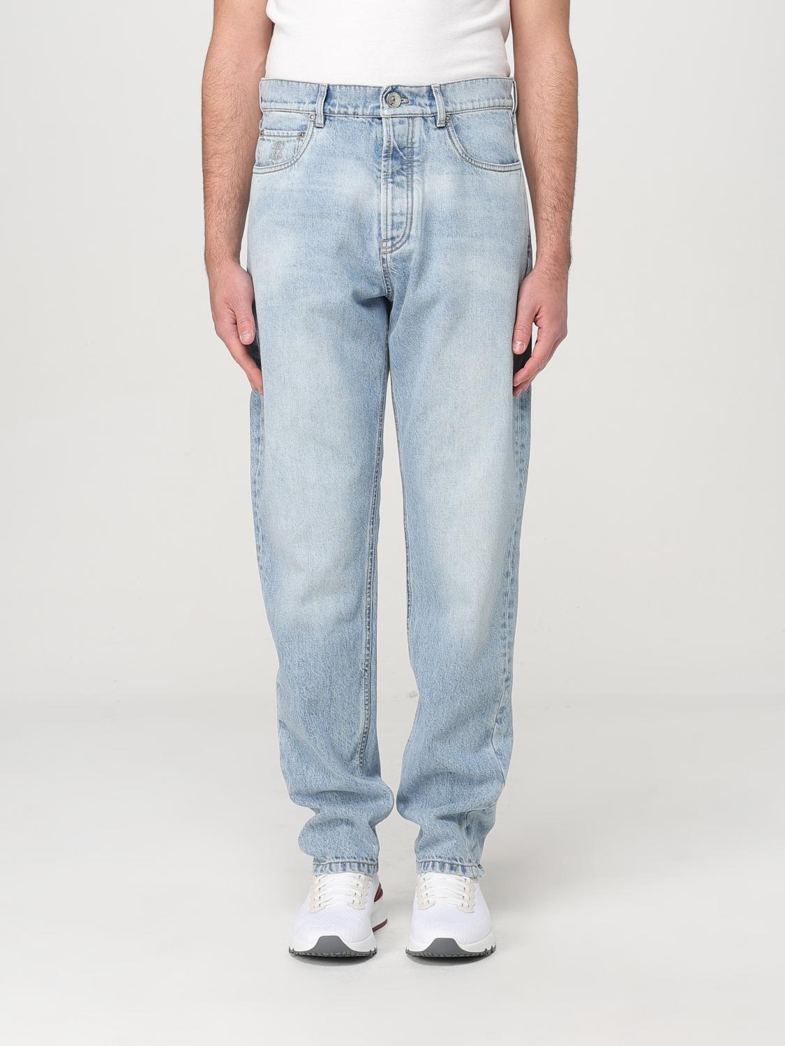 Mid-rise slim-fit jeans - Blue