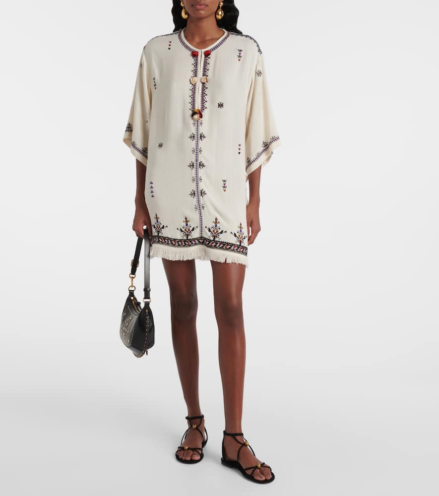 Kressy embroidered minidress