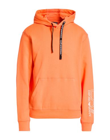 Man Sweatshirt Orange Size M Organic cotton