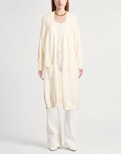 Woman Cardigan Ivory Size M/L Viscose, Polyester, Polyamide