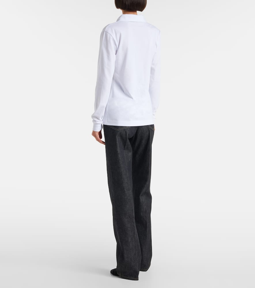 Cotton jersey polo shirt
