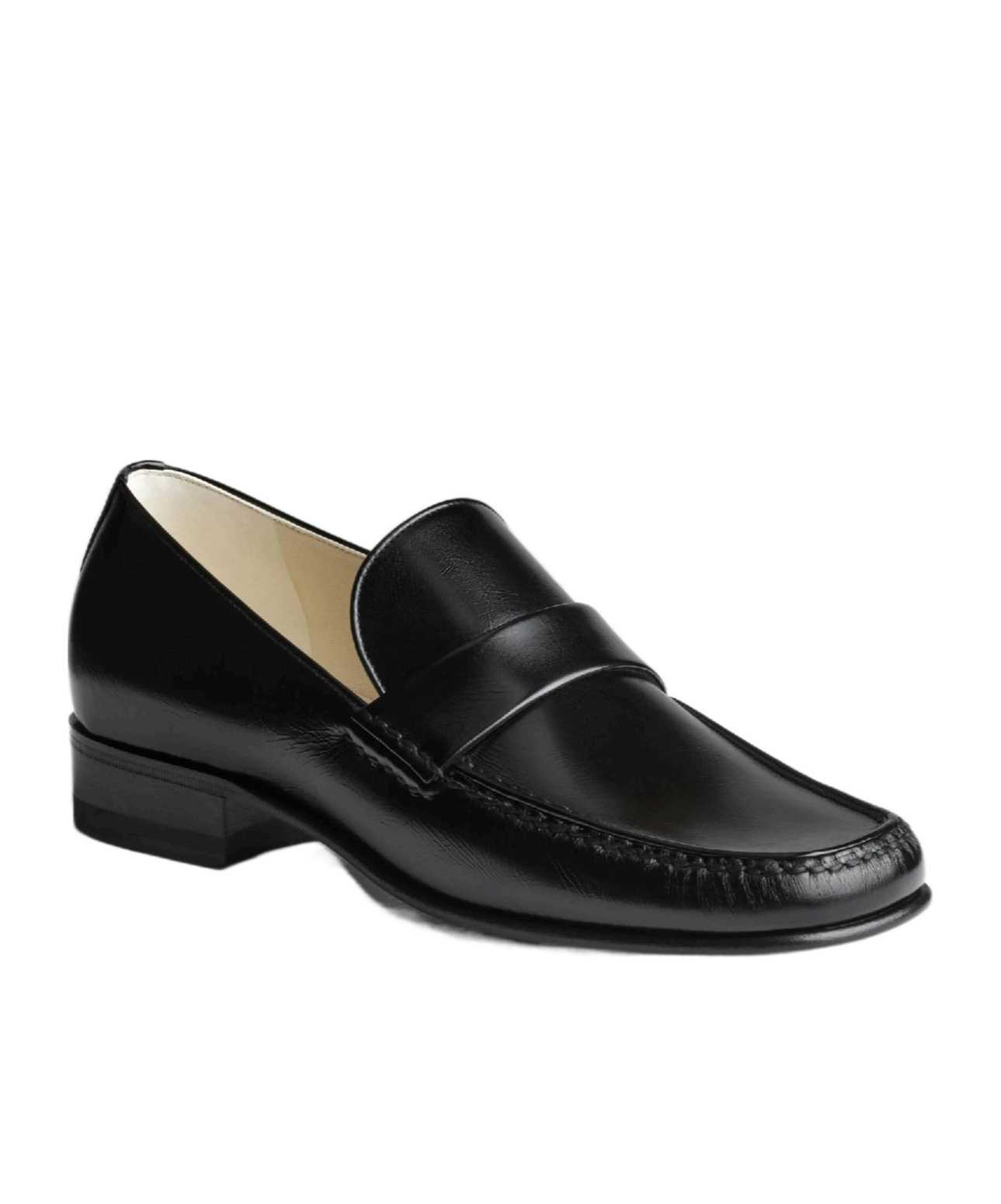 Leather loafers