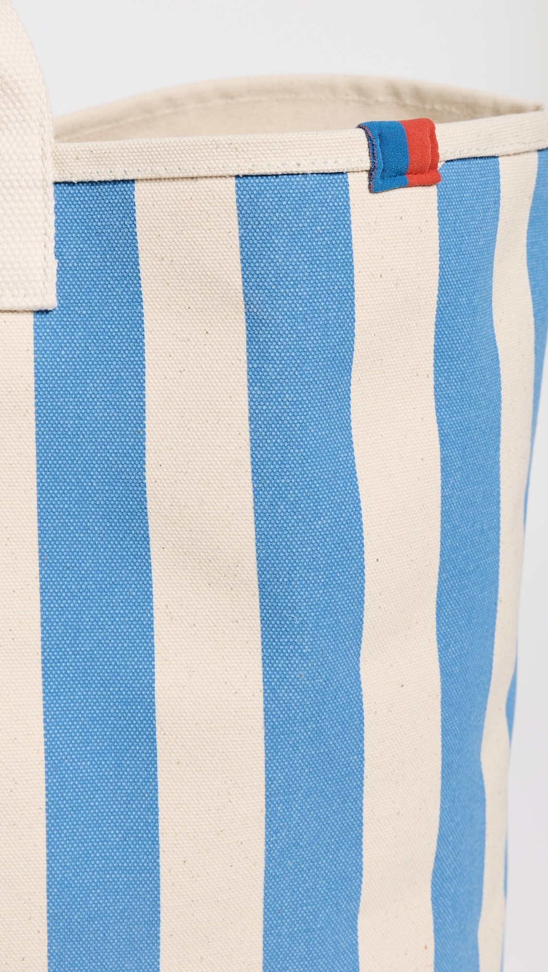 KULE The All Over Striped Tote Canvas/Royal Blue One Size