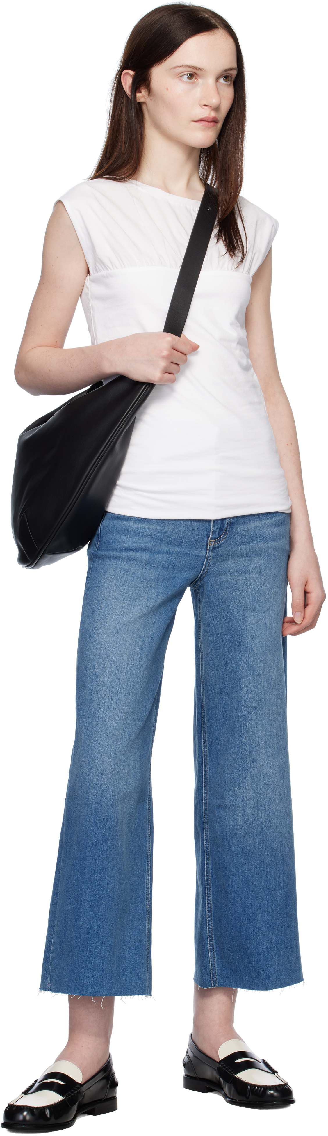 Rag & bone Black Spire Leather Bag