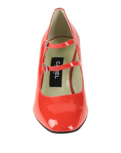 Carel Paris Woman Pumps Tomato red Size 7 Leather