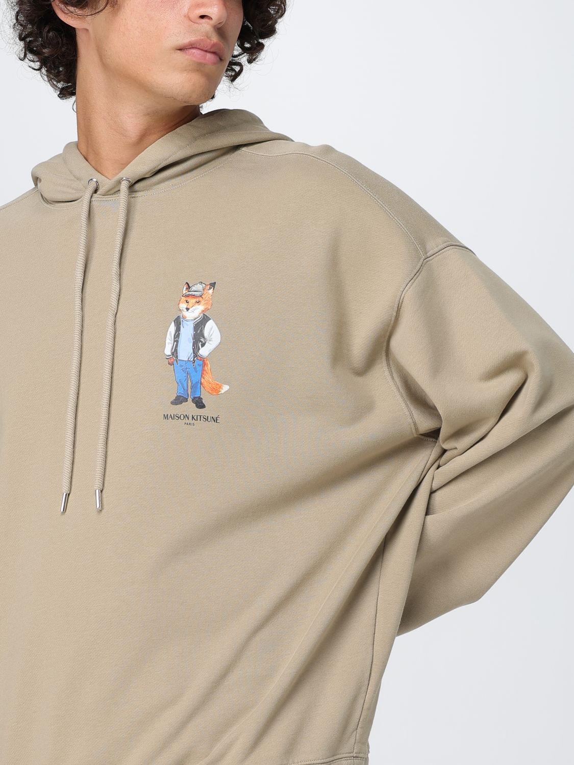 Sweatshirt MAISON KITSUNÉ Men color Beige