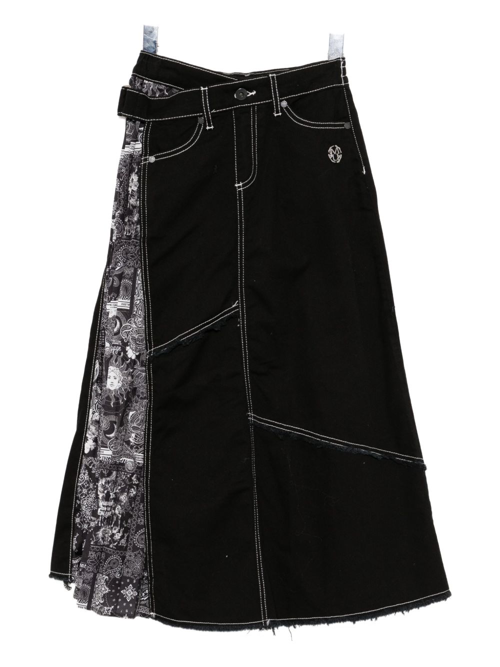 Denim skirt - Black