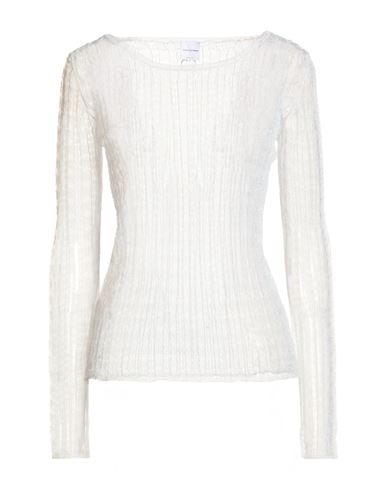 Denim Woman Sweater White Size S Polyester