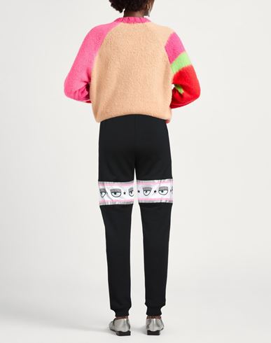 Woman Pants Black Size M Cotton, Elastane