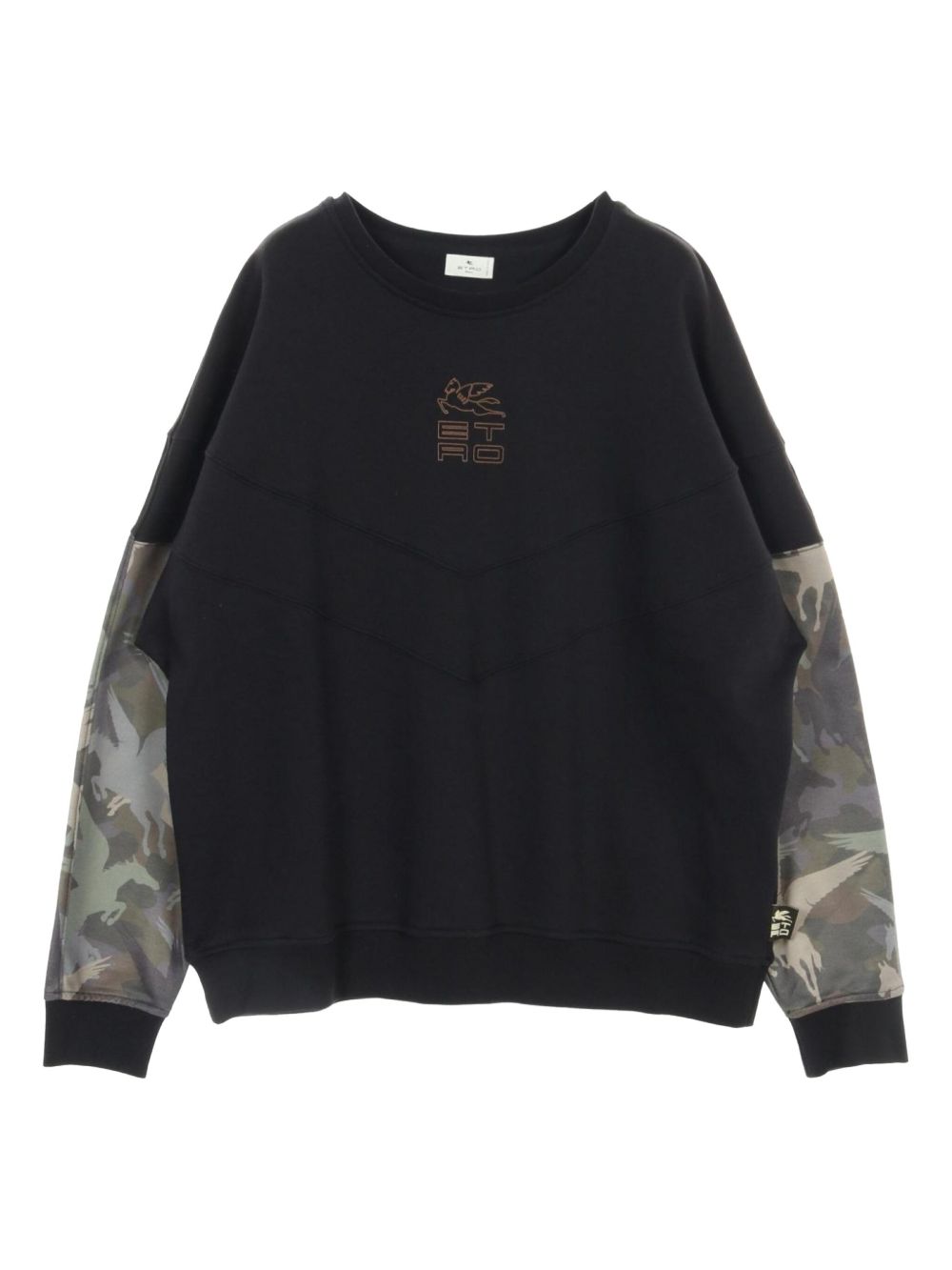 2010s cotton sweatshirt - Black