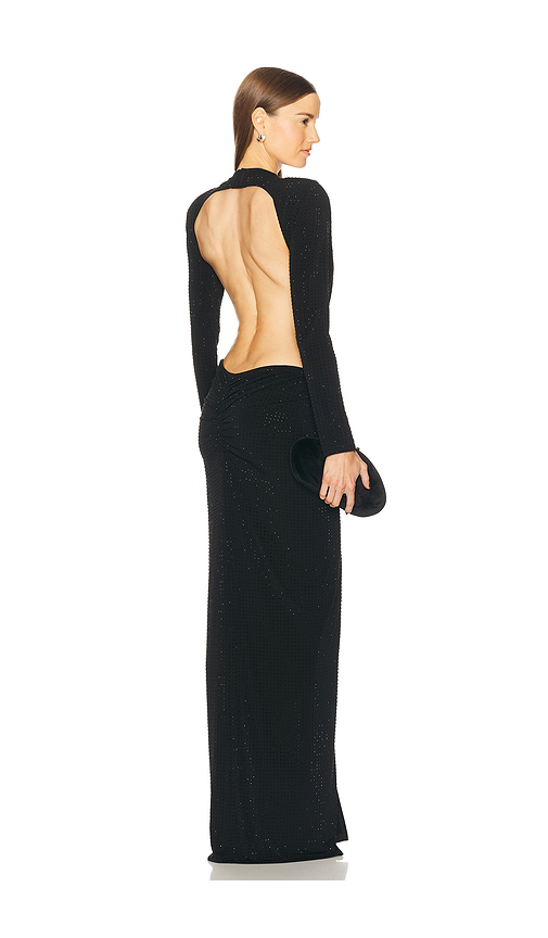 Michael Costello ROBE DE SOIRÉE LUCCI en Black. L. Also en M, S, XL