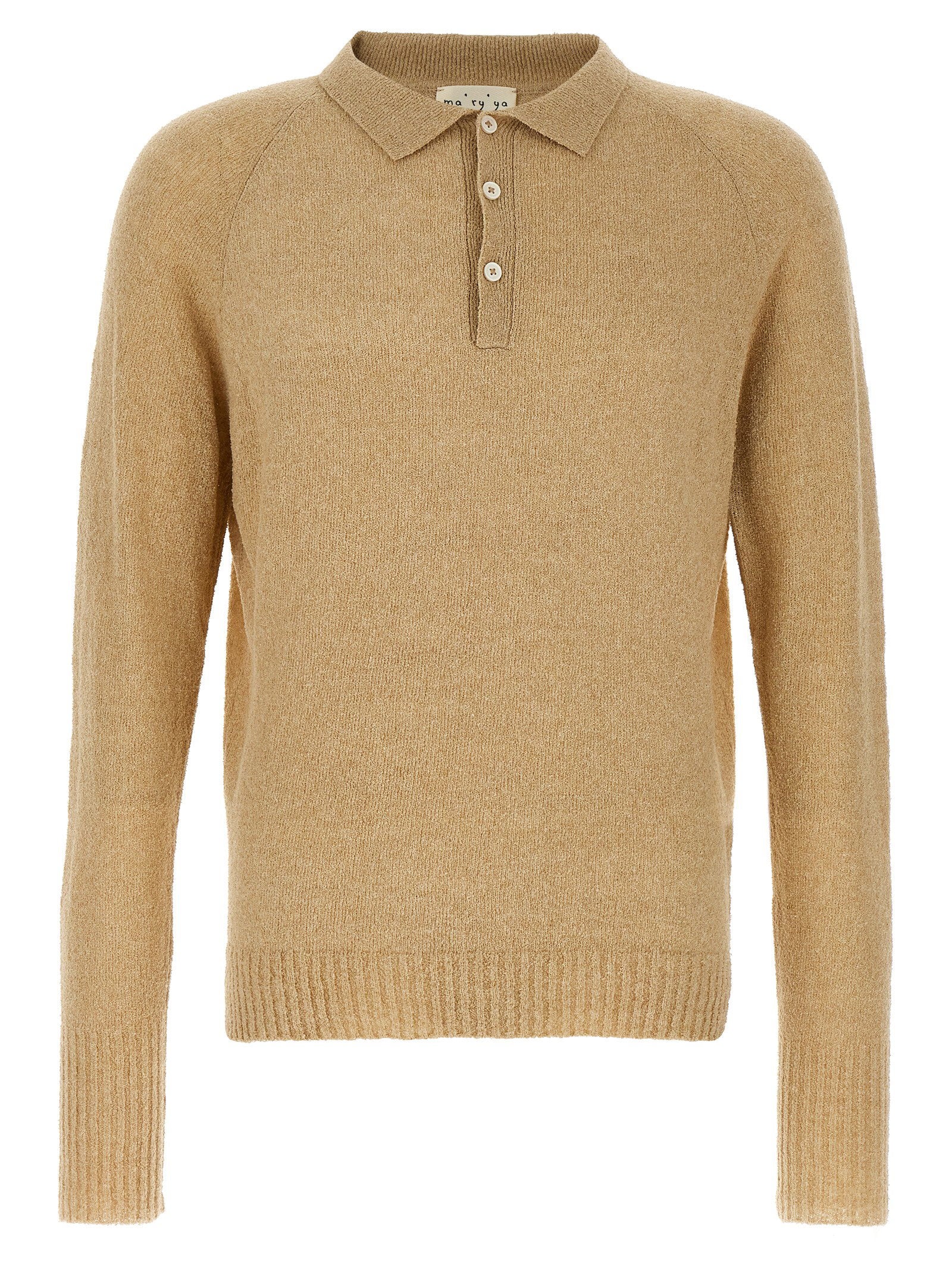 Bouclé Cotton Polo Shirt