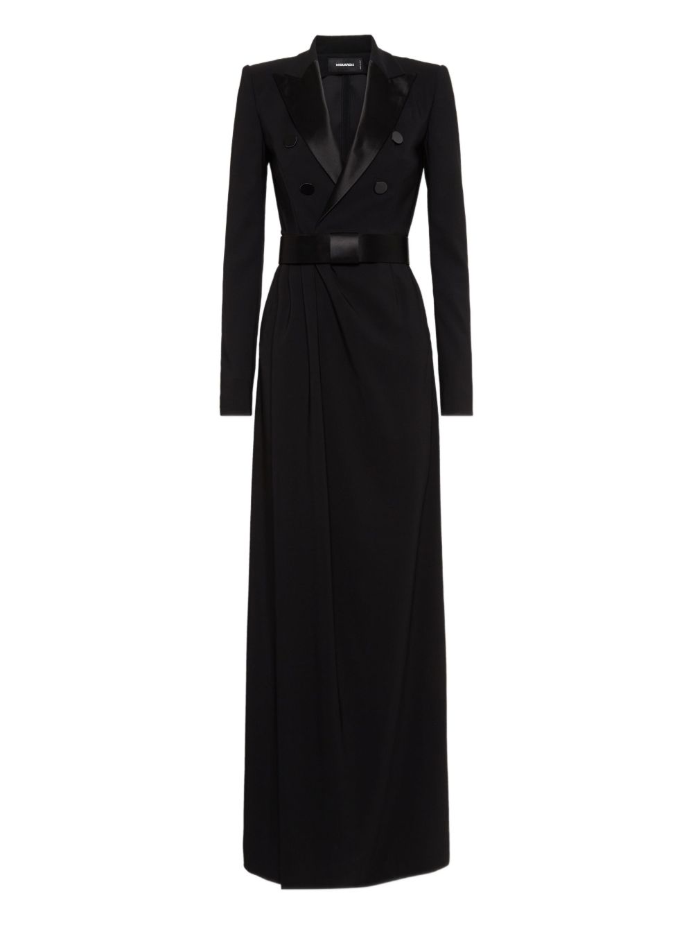 Tailored maxi dress - Black