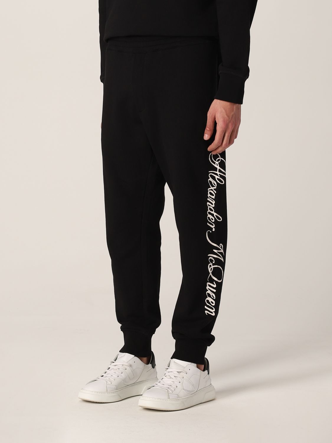 Trousers Men colour Black