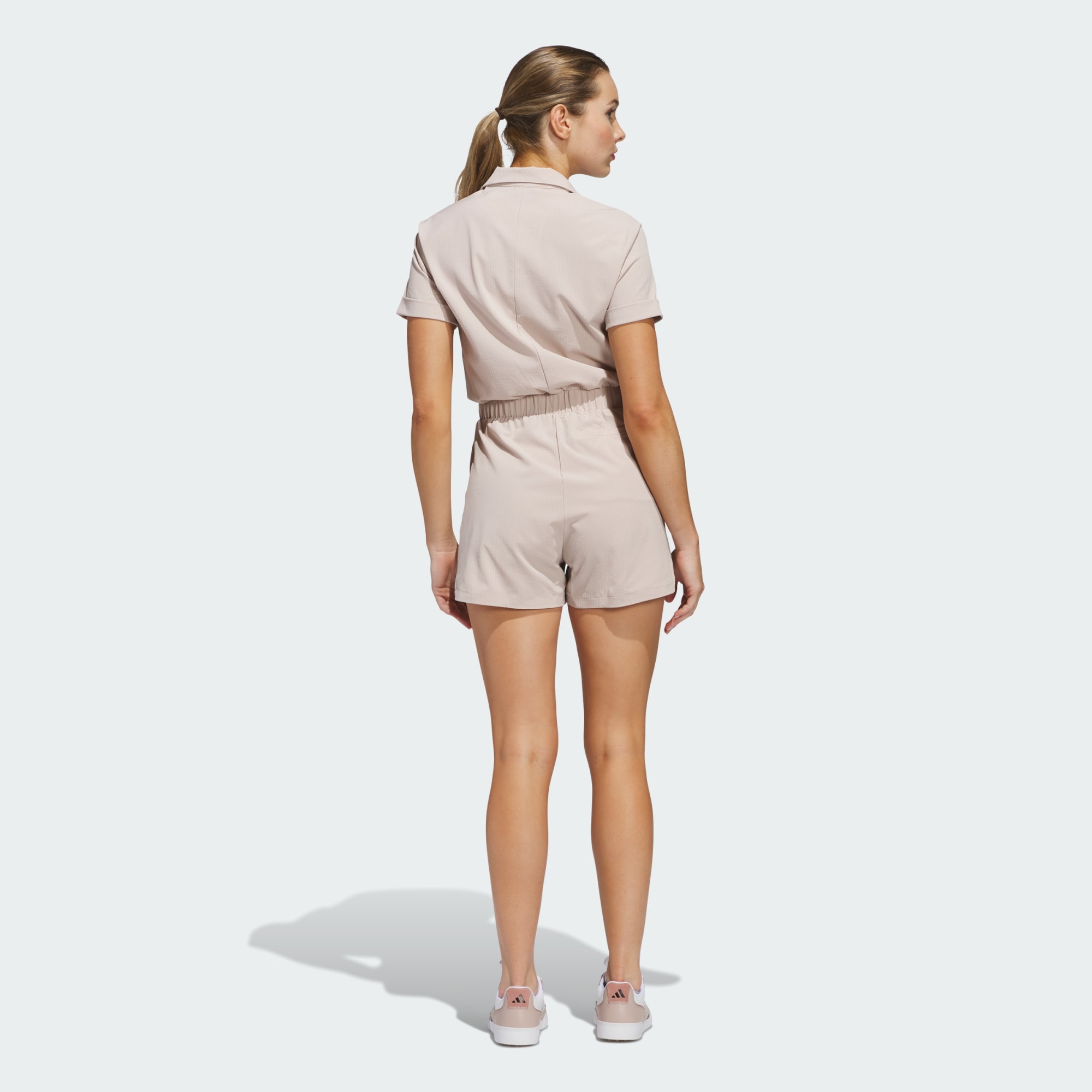 Adidas Performance Womens Go-To Romper - Brown - Large