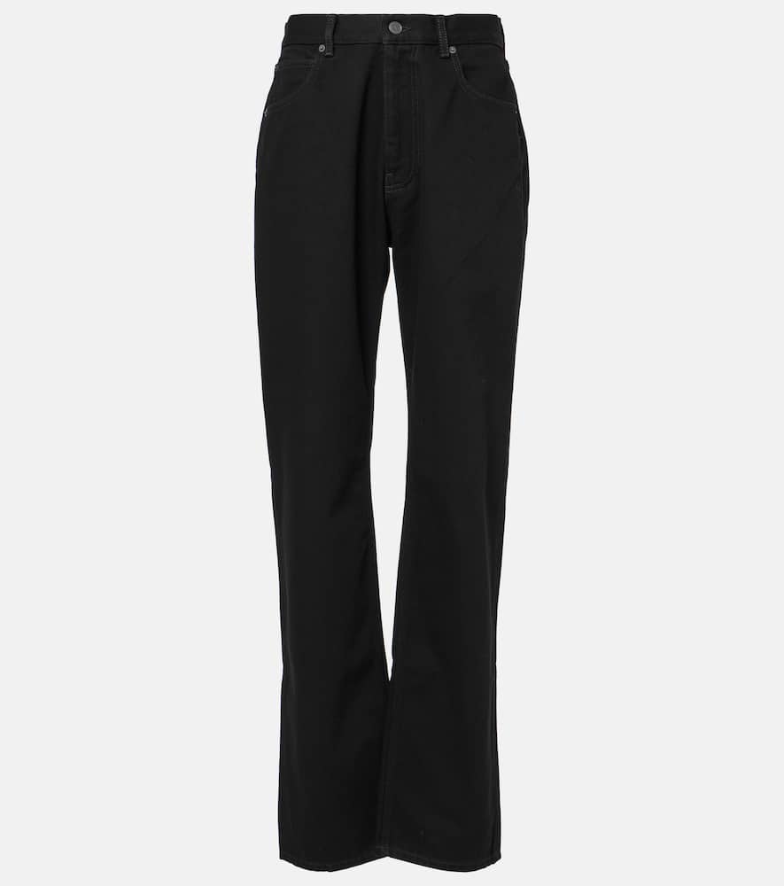 High-rise straight jeans