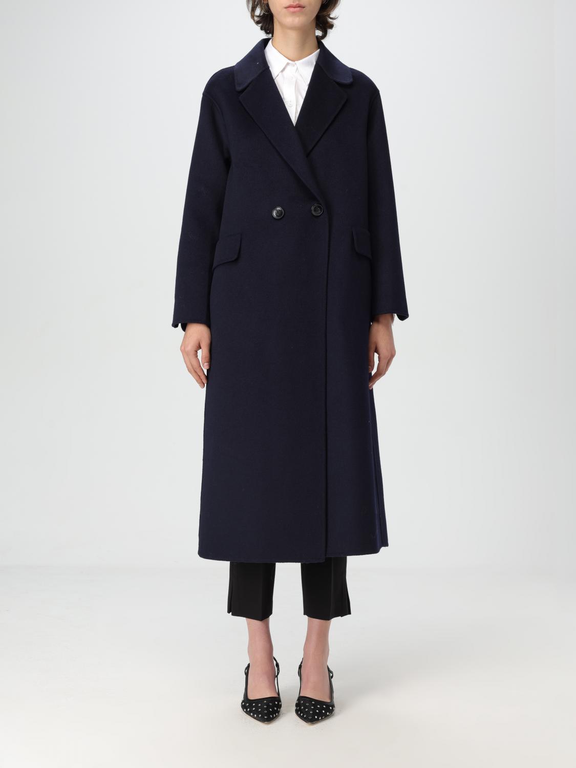 Coat Woman color Blue