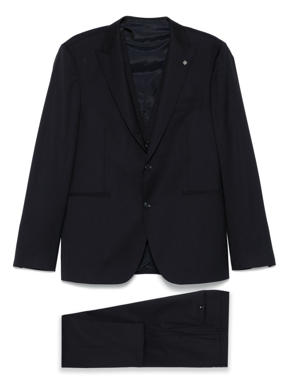 Tagliatore notched-lapels dinner suit - Blue