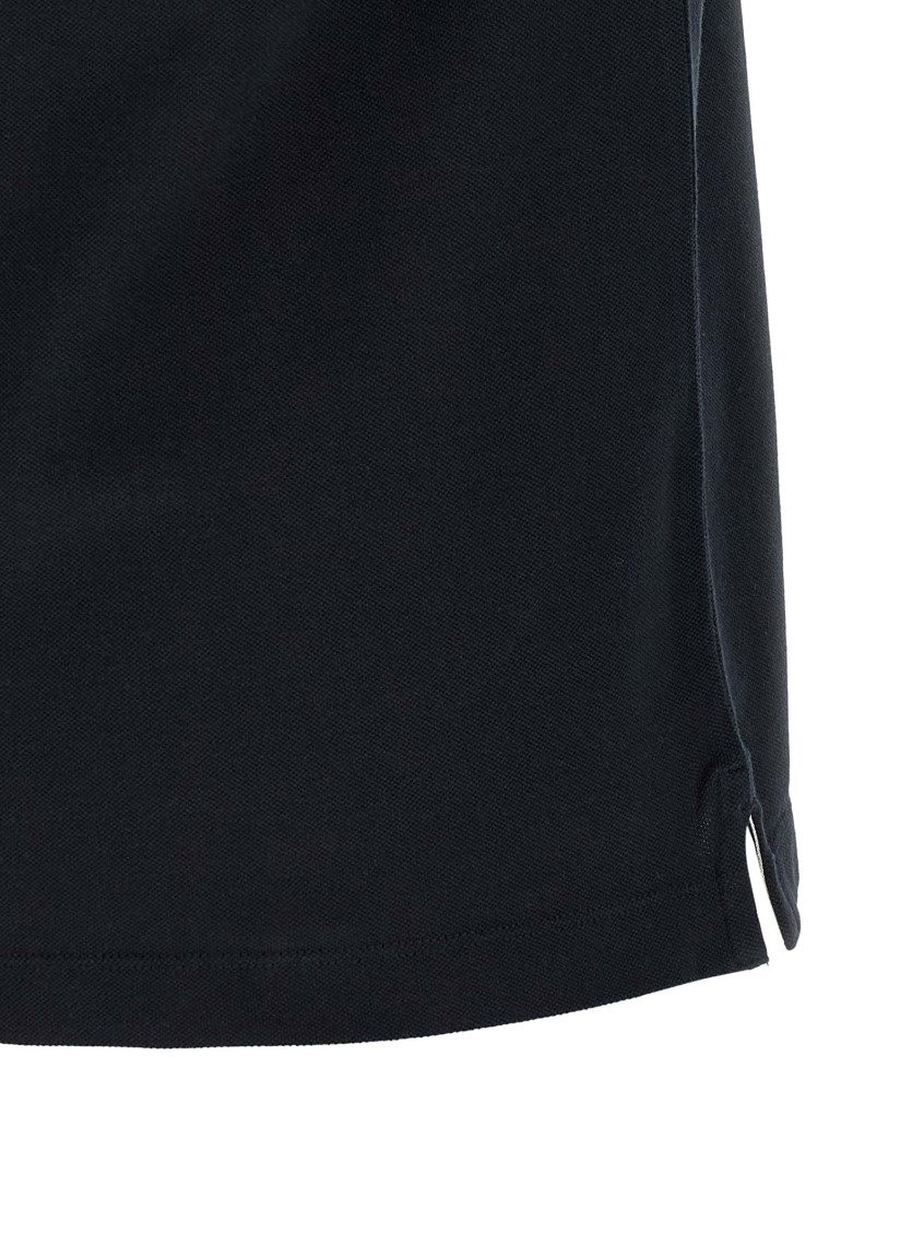 Stone Island - contrast trim polo collar short sleeve top