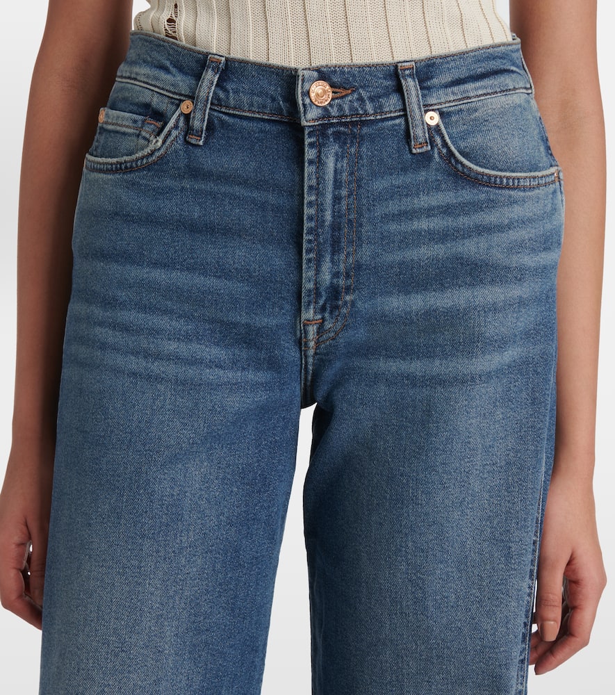 Lotta high-rise wide-leg jeans