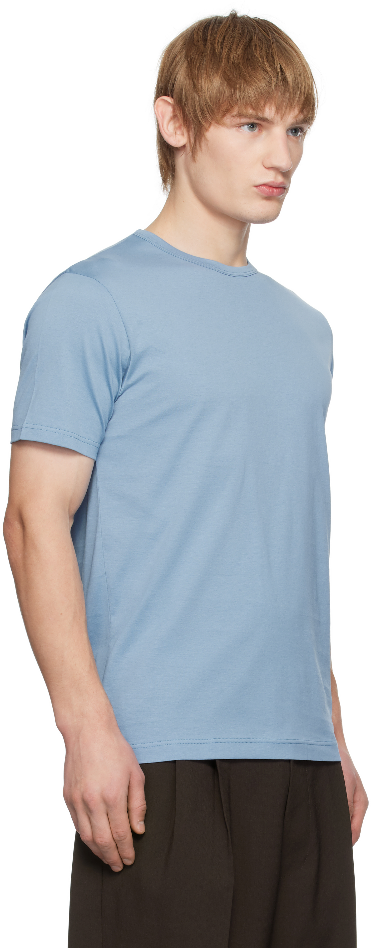 Sunspel Blue Riviera Midweight T-shirt