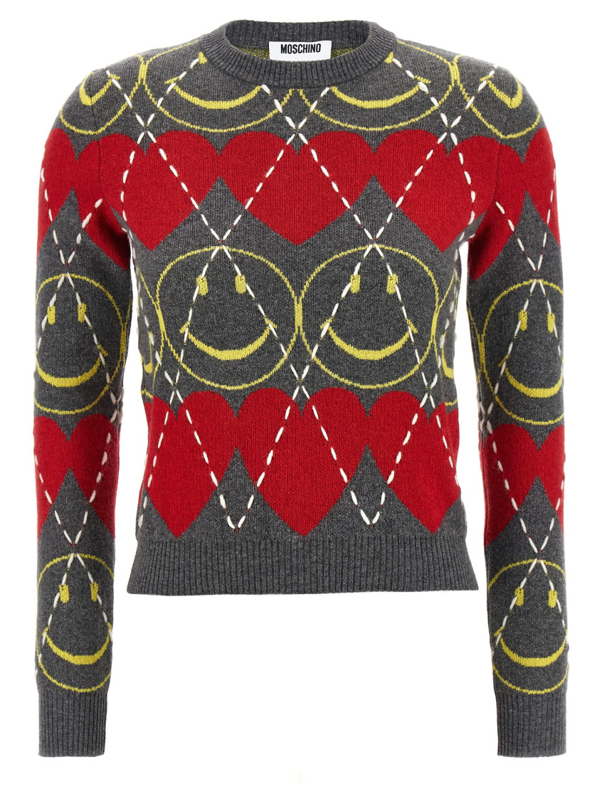 Multicolor Smiley sweater