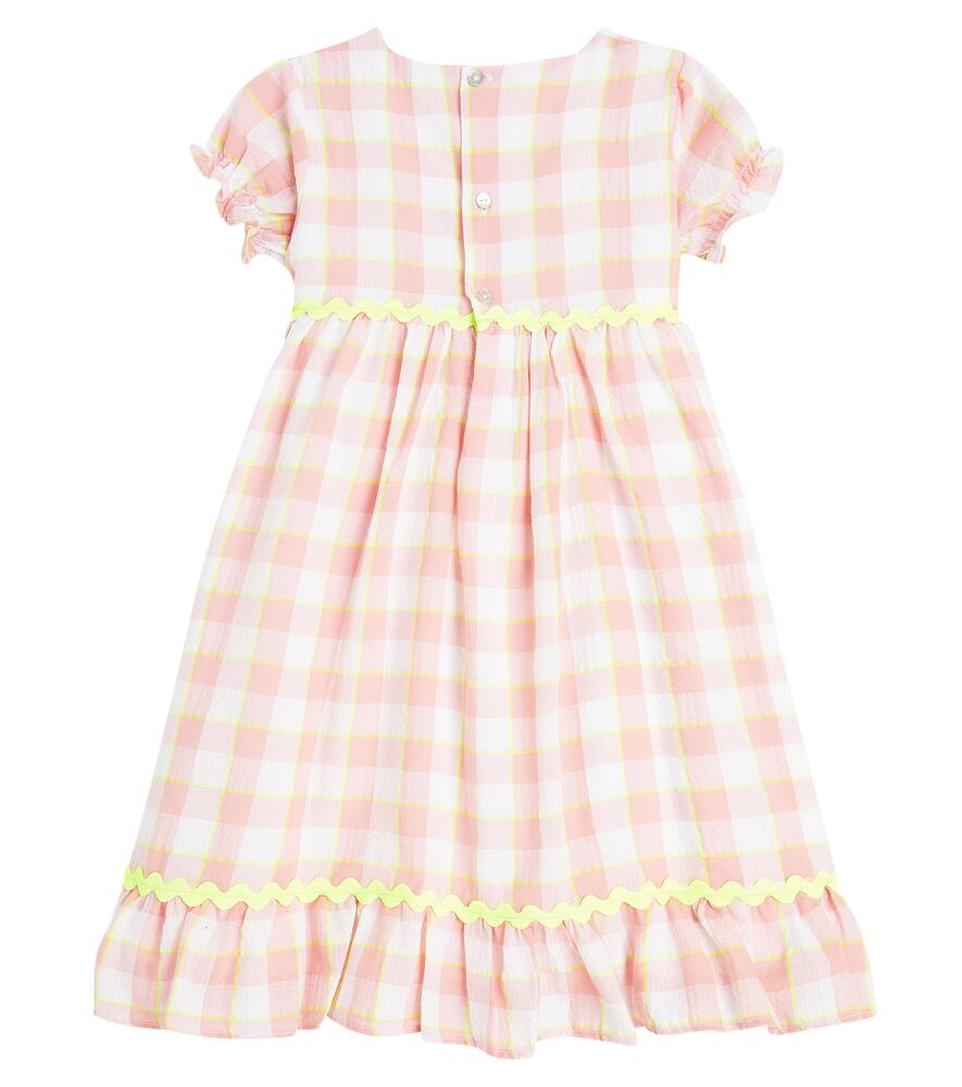 La Coqueta Gabrielle checked cotton dress