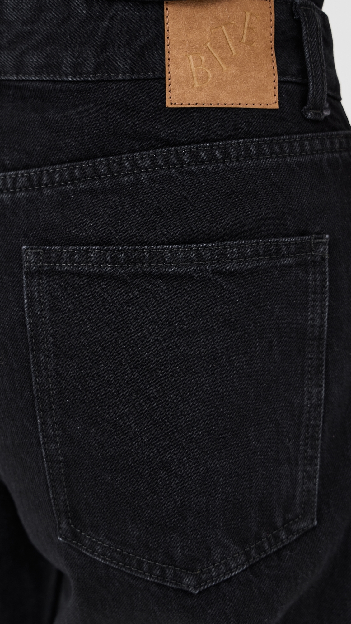 Ease Cotton Denim Jeans Washed Black