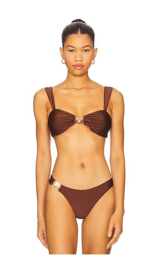 Runaway The Label Tahiti Top in Brown. -  S also in L