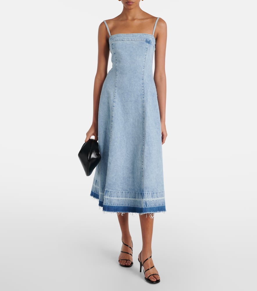 Clarissa denim midi dress