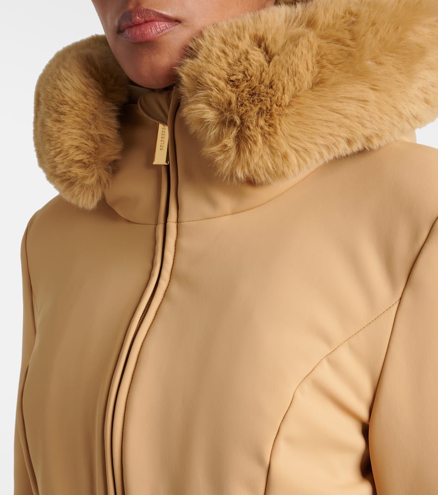 Prezioso faux fur-trimmed down ski jacket