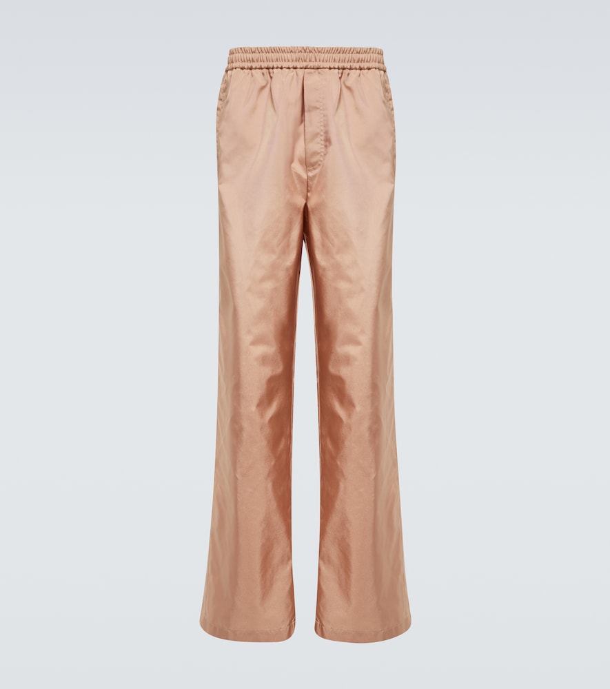 Wide-leg track pants