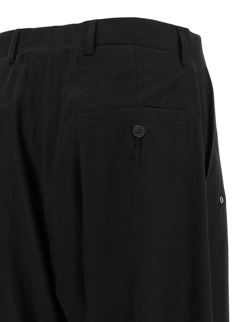 Black Tailored Wide Belas pants